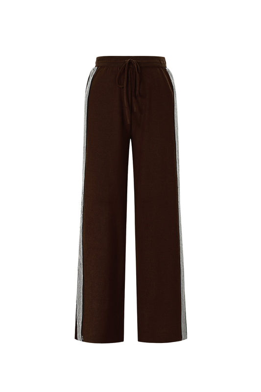Strickhose mit Streifen