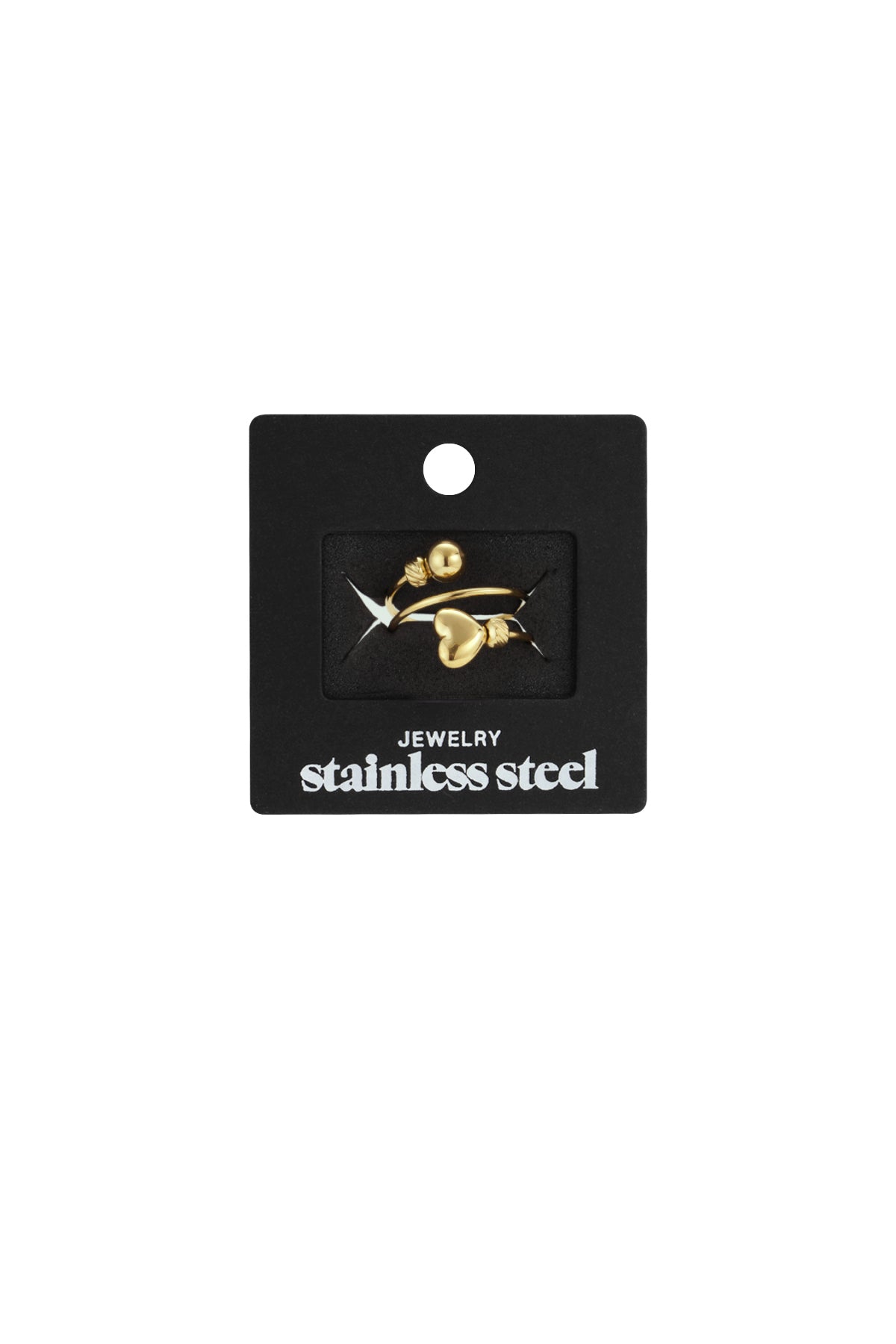 Edelstahl Minimalistische Ringe Herz Casual Täglich Einfache Serie frauen schmuck