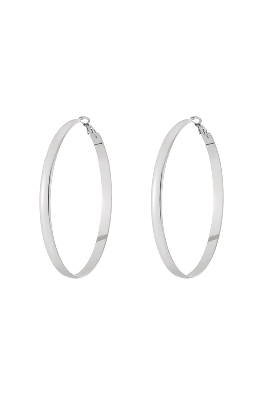Einfache Creolen dick