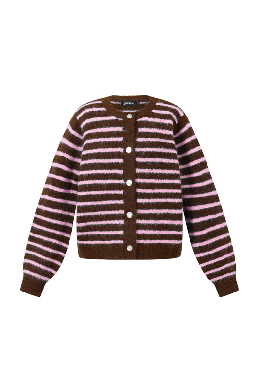 Gestreifter Cardigan