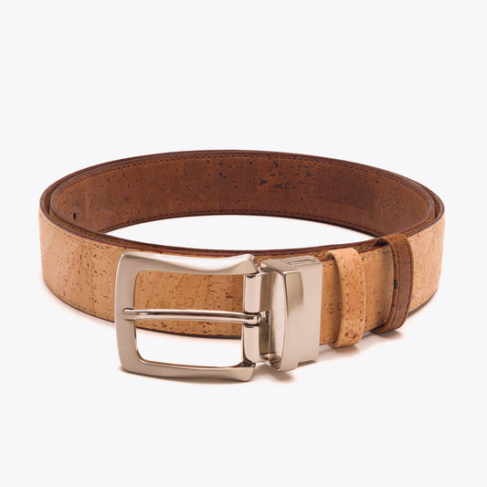 WENDBARER BEIGE/BRAUN HERRENGÜRTEL