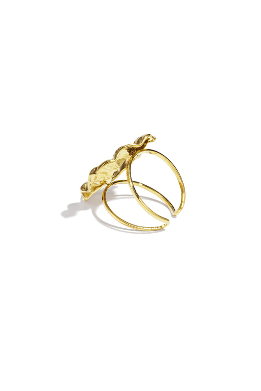 Edelstahl Statement Ringe unregelmäßige Form Casual Daily Simple Serie Damenschmuck