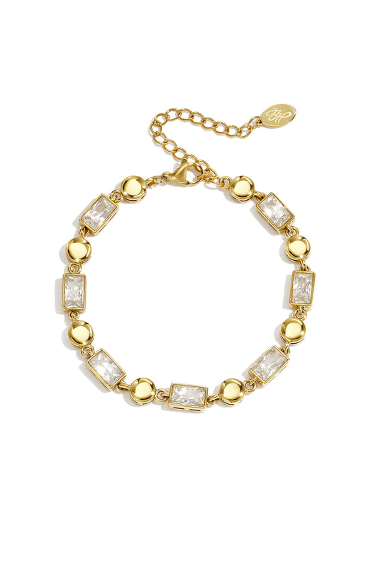 Edelstahl-Charm-Armbänder, geometrische Form, schlichte Alltagsserie, Damenschmuck