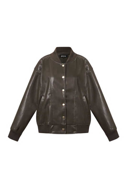Woven Polyester Fiber Damen Bomberjacke Fall/Winter Street Style