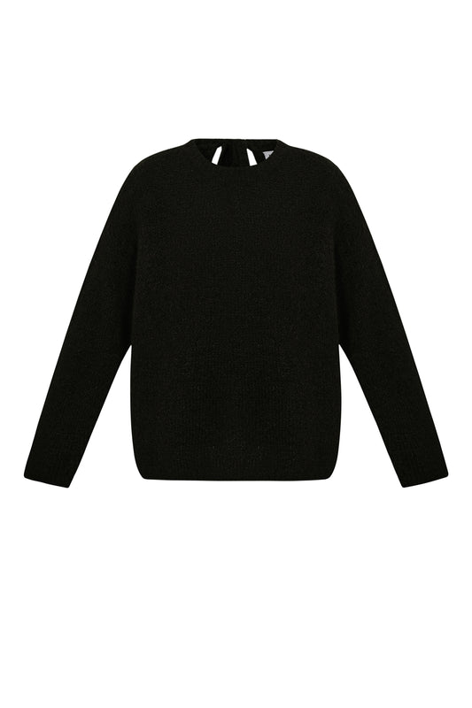 Pullover mit offenem Rücken