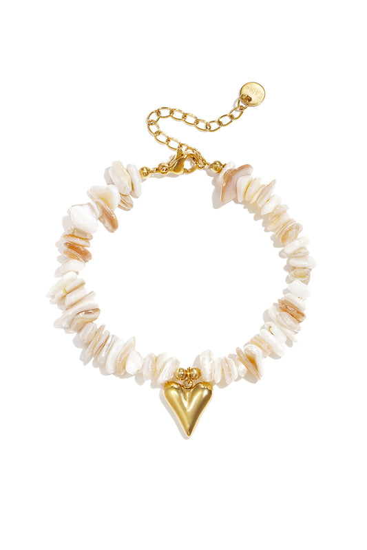 Steinperlenarmbänder Herz Urlaub Alltag Romantische Serie Damenschmuck