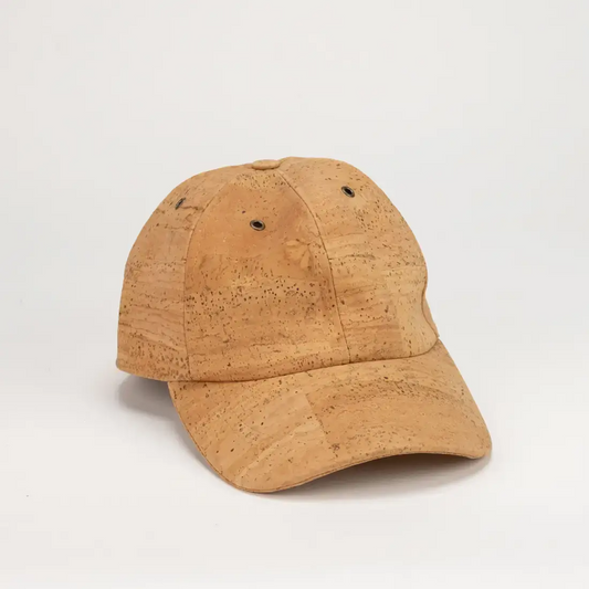 Men’s Cork Hat mit Wildlederriemen Frontansicht aus natürlichem Kork