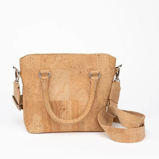 Natural Cork Bag Damen Frontansicht aus hochwertigem Naturkork