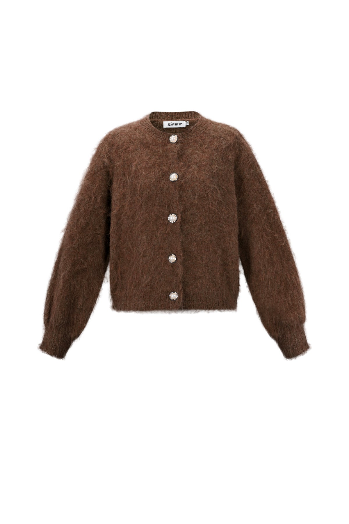 Gestrickte Polyesterfaser Damen Strickjacke Casual Einfarbig
