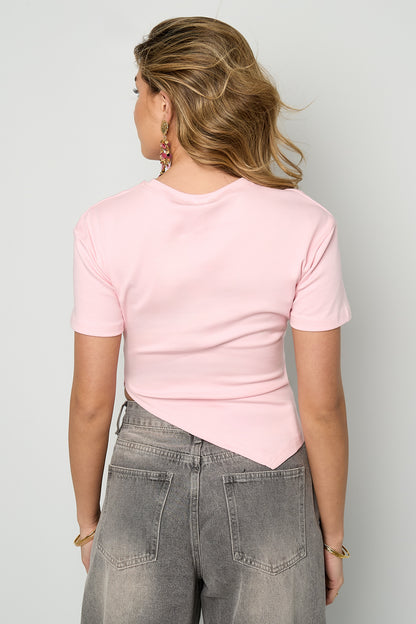 Asymmetrisches T-Shirt
