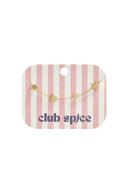 Charm-Armbänder aus 14-karätig vergoldetem Edelstahl, Star Daily Simple Serie, Damenschmuck