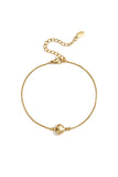 Minimalistisches Armband mit verziertem Herz