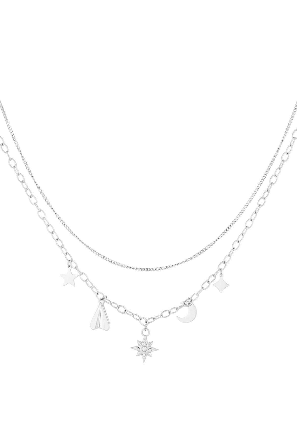 Halskette mit zeitlosem Charm - Goldfarben