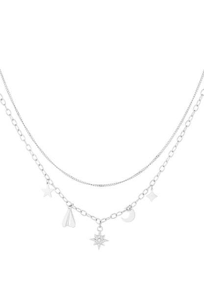 Halskette mit zeitlosem Charm - Goldfarben