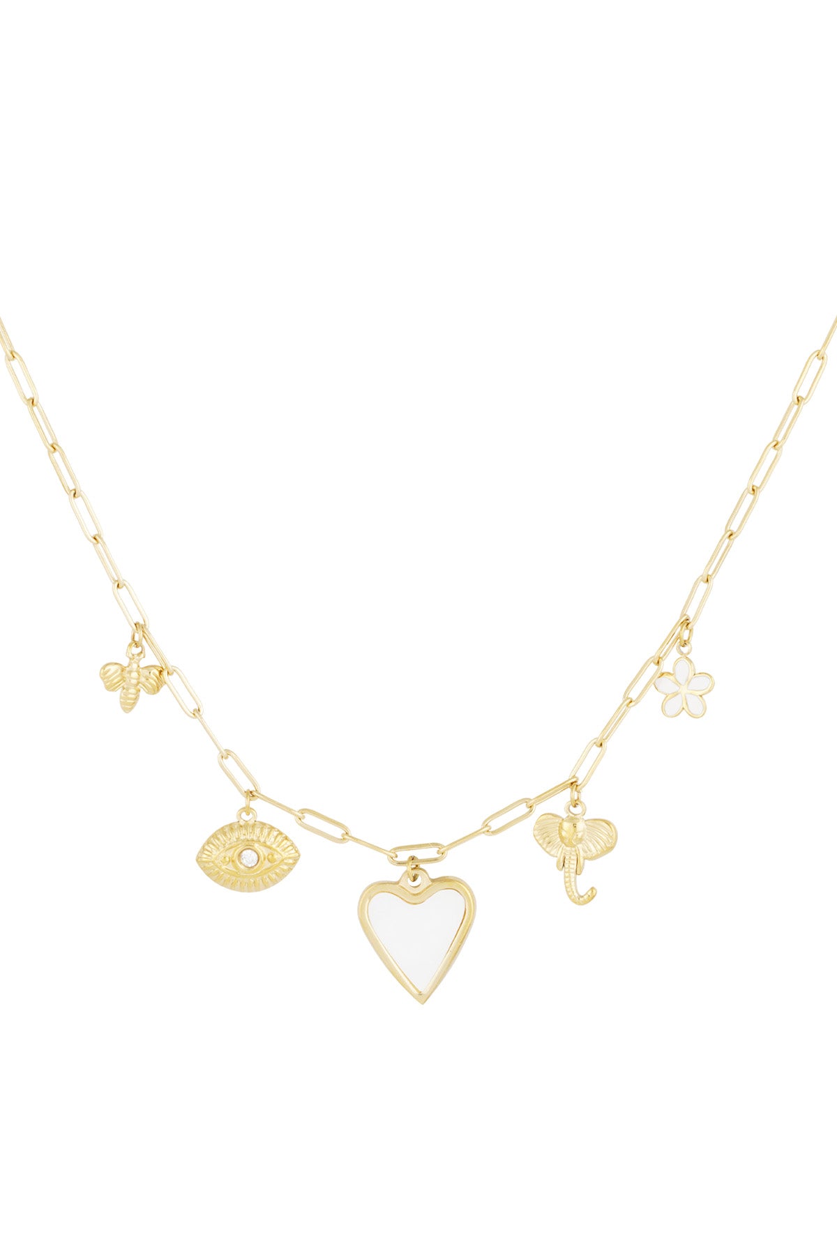 Heartstrings-Halskette - Goldfarben