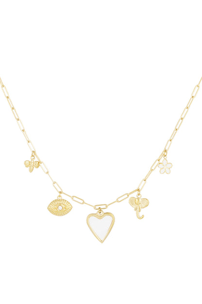 Heartstrings-Halskette - Goldfarben