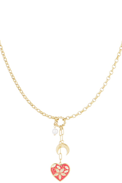 Halskette „Zum Mond“ – Farbe Gold