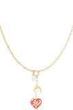 Halskette „Zum Mond“ – Farbe Gold
