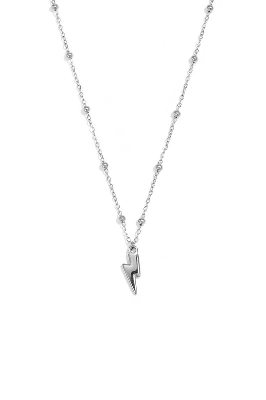 Halsketten mit Anhänger aus Edelstahl, unregelmäßige Form, lässige, schlichte Alltags-Serie, Damenschmuck