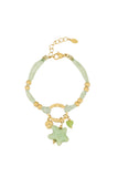 Sternenarmband - Grün & Gold