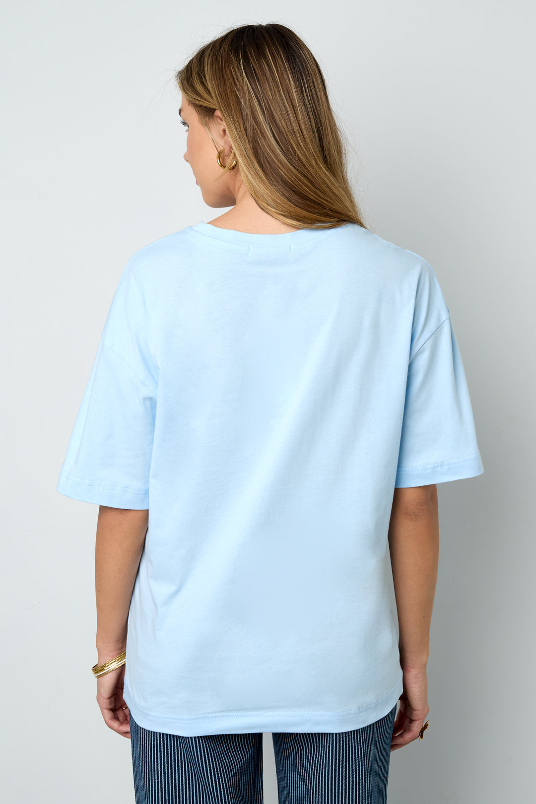 Baumwolle Gestrickte Damen T-Shirt Casual Tiermuster
