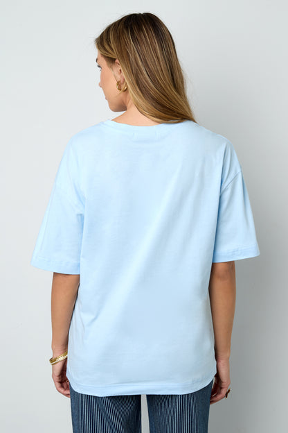 Baumwolle Gestrickte Damen T-Shirt Casual Tiermuster