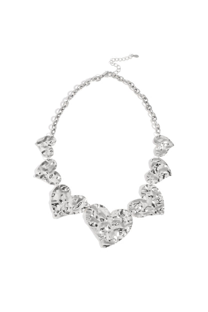 Edelstahl Kette Halsketten Herz Casual Einfache Serie frauen schmuck