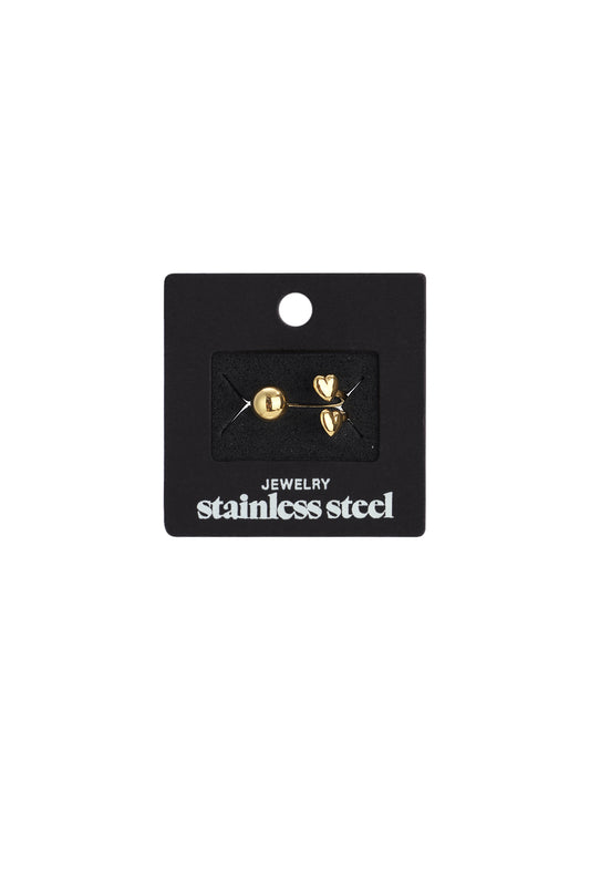 Edelstahl Minimalistische Ringe Herz Casual Täglich Einfache Serie frauen schmuck