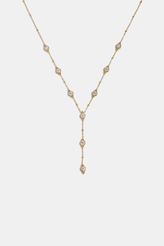 Halsketten mit Anhänger aus Edelstahl, geometrische Form, lässig-schlichte Serie, Damenschmuck
