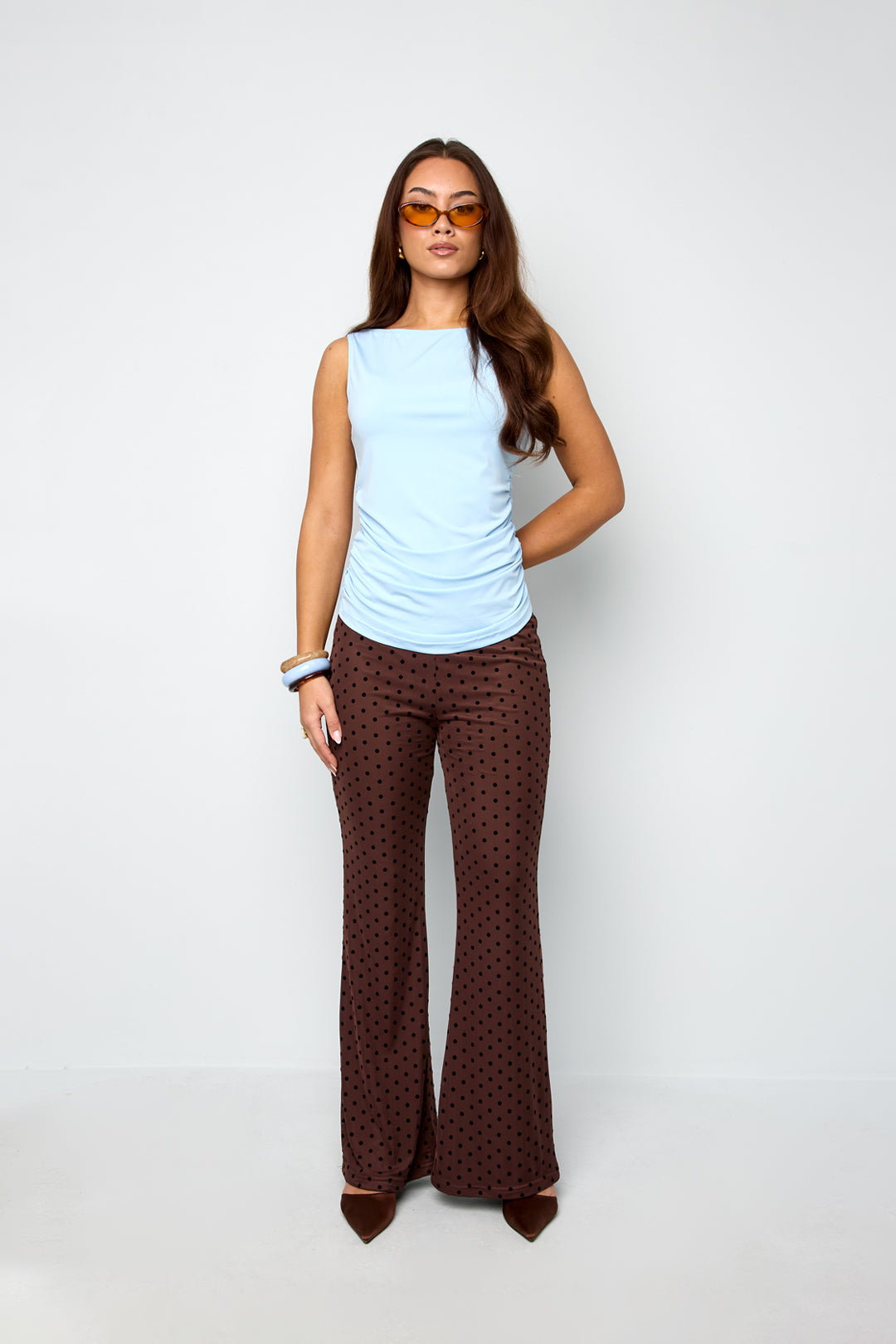 Gepunktete Hose