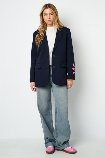 Gewebte Polyesterfaser Damen-Anzug-Set Casual Letters Design