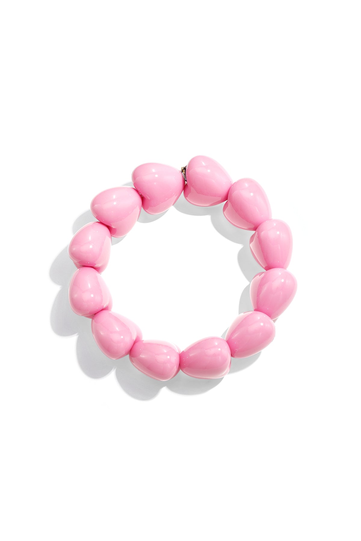 Armband mit großen Herzperlen