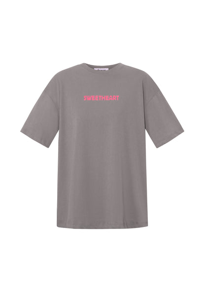 Strick Damen T-Shirt Casual Letters