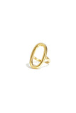 Statement-Ring oval und minimalistisch