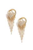 Eisen Baumeln Ohrringe unregelmäßige form Elegante Weihnachten Luxuriöse Serie frauen schmuck