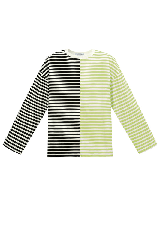 Langarmshirt mit Blockstreifen