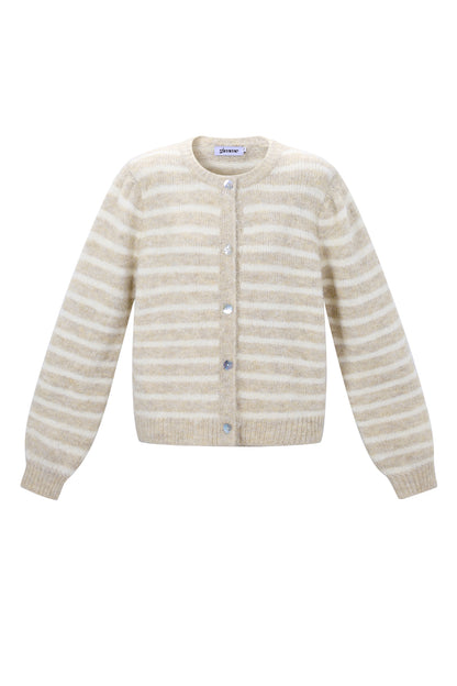 Gestreifter Cardigan