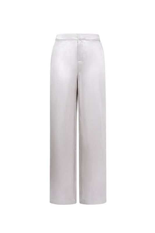 Gewebte Polyesterfasern Damen-Hose Gerade Schnitt Casual Einfarbig Herbst/Winter