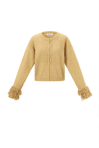 Gestrickte Polyesterfaser Damen-Cardigan Casual Einfarbig Herbst/Winter