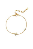 Edelstahl-Charm-Armbänder, Stern, Schlicht, Alltagsschmuck, Damenschmuck
