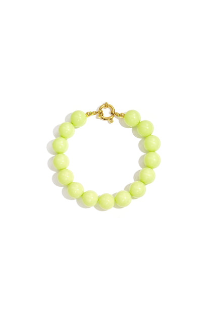 Armband mit mittelgroßen Perlen und Vorderverschluss – 12 mm