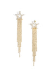 Kupfer Baumeln Ohrringe Stern Elegante Weihnachten Luxuriöse Serie frauen schmuck