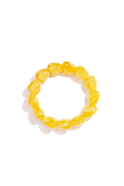 Perlenarmband mit großen Herzperlen