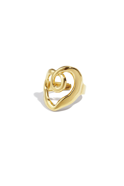 Edelstahl Statement Ringe unregelmäßige Form Casual Daily Simple Serie Damenschmuck