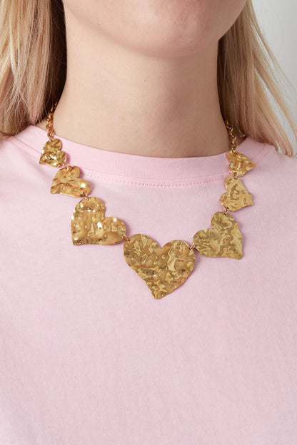 Edelstahl Kette Halsketten Herz Casual Einfache Serie frauen schmuck