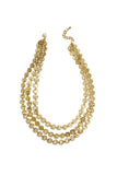 Layered necklaces with coins