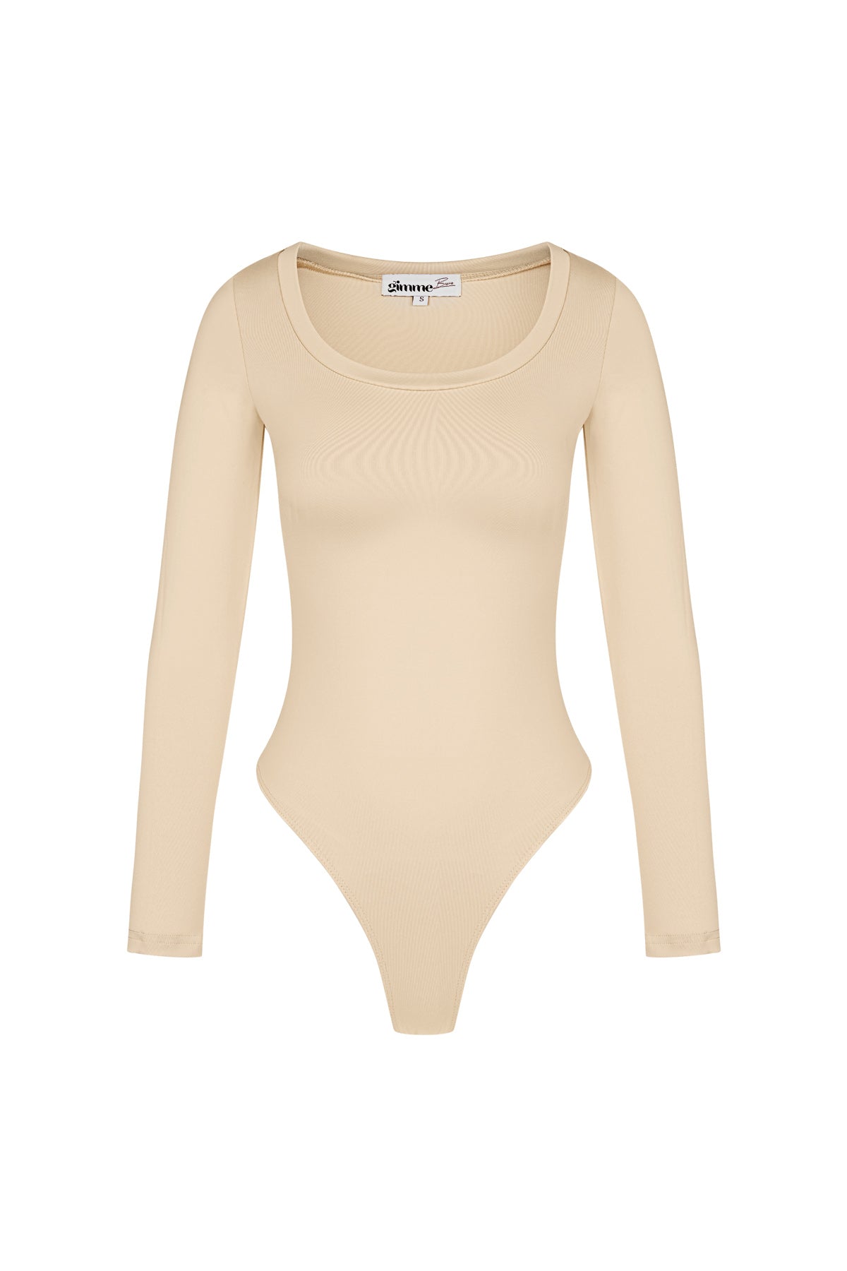 Polyester Damen Langarm-Bodysuit Hohe Dehnbarkeit Formanpassend