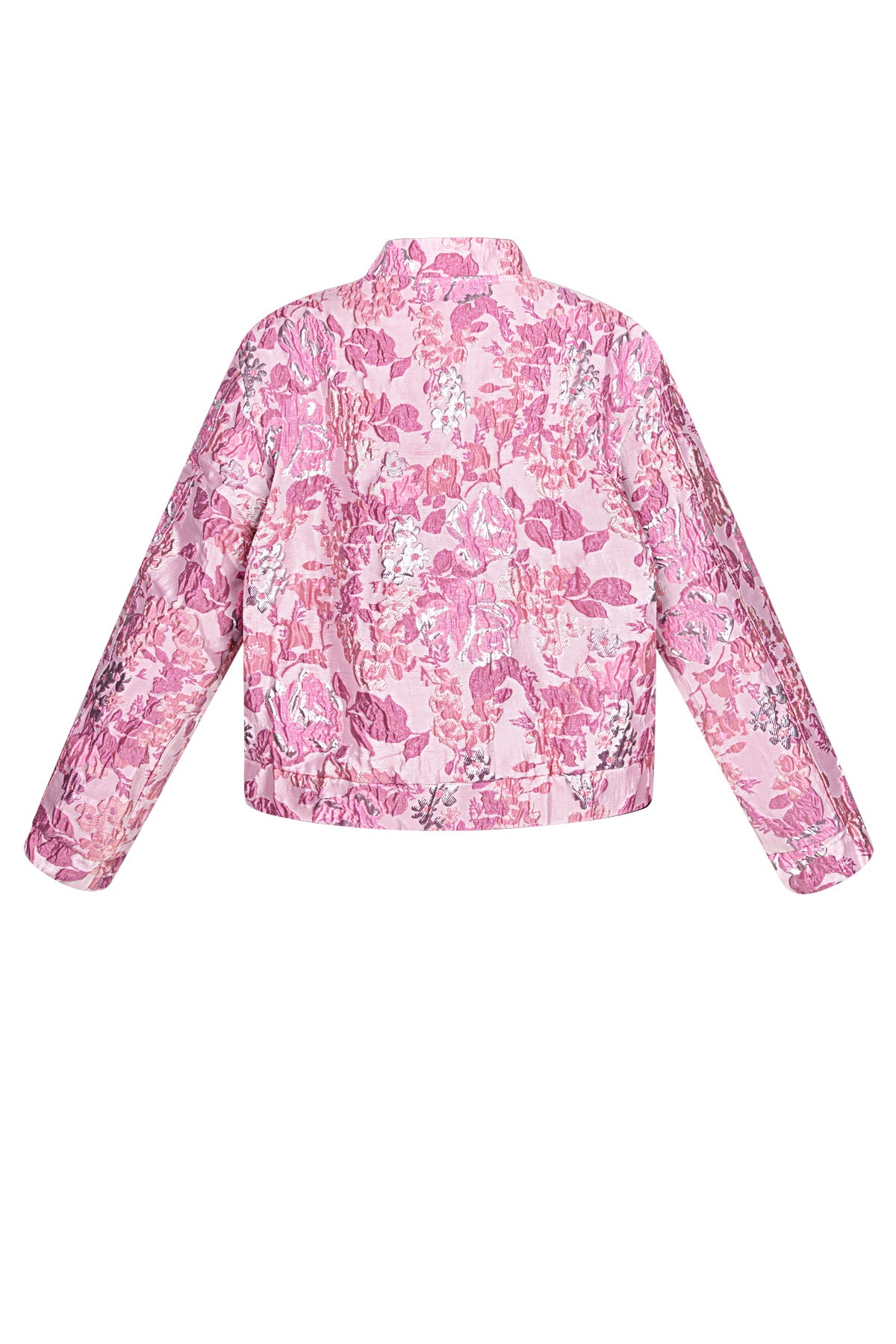 Polyester Damen Kurze Jacke Blumenmuster Sportlich