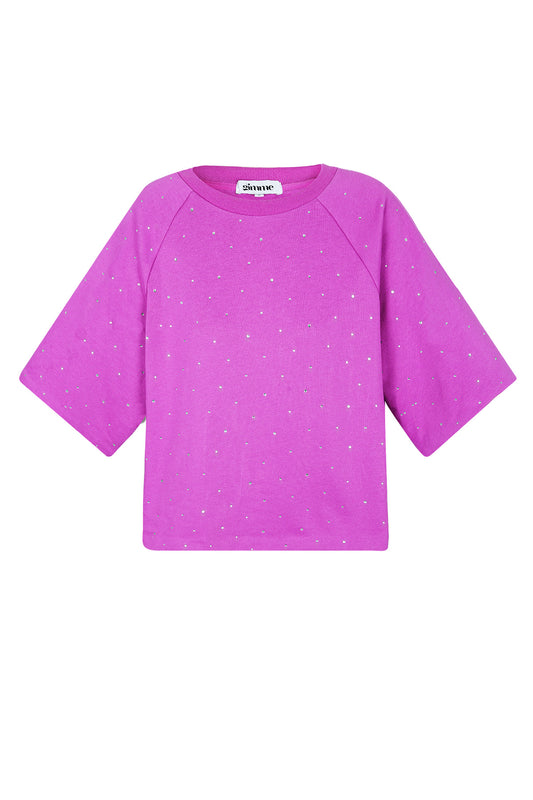 Baumwolle Damen T-Shirt Oversized Frühling/Sommer