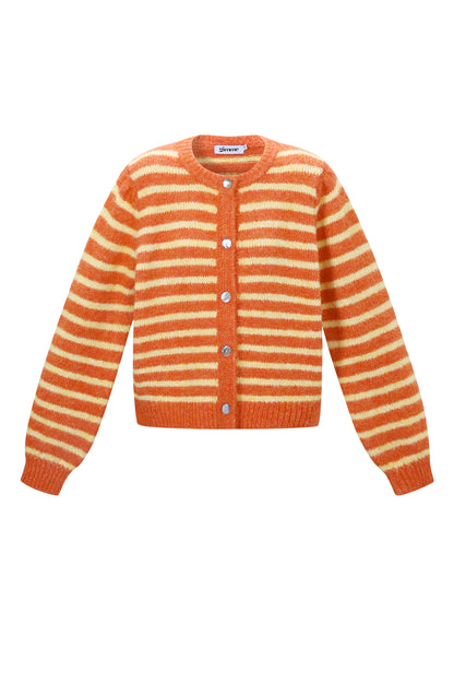 Gestreifter Cardigan